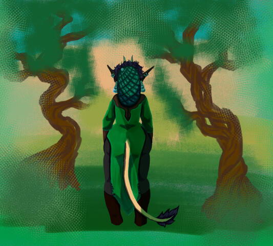 Tiefling starting her Journey