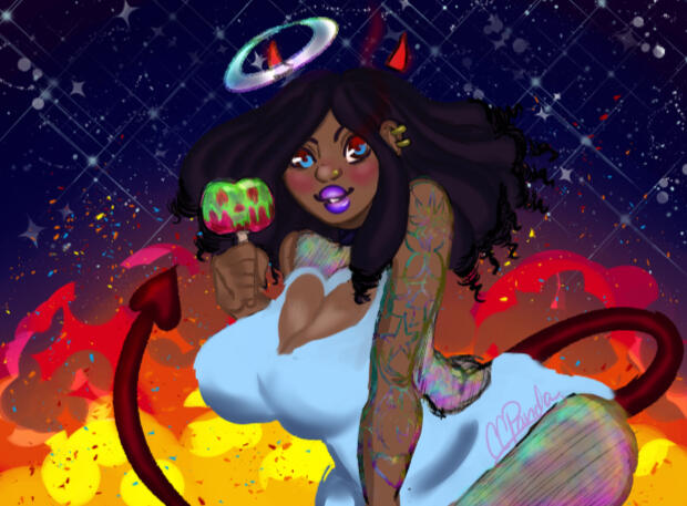 Evil Girl Pretty Face